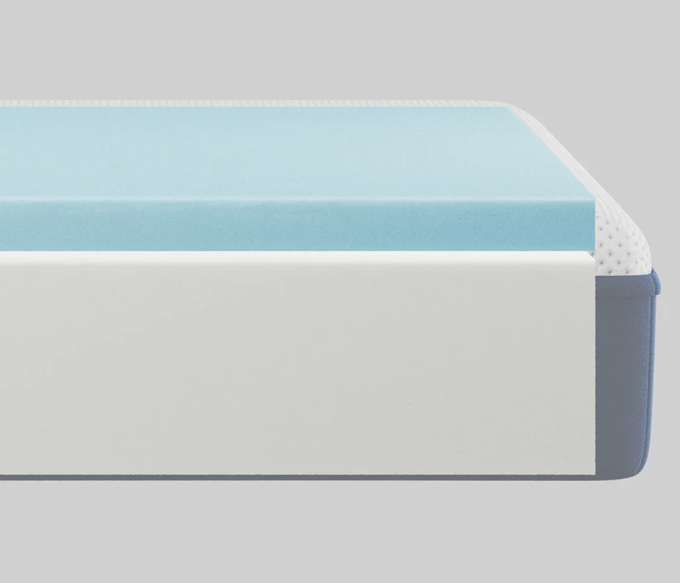 Official cutaway of the Amerisleep AS1 showing its two foam layers