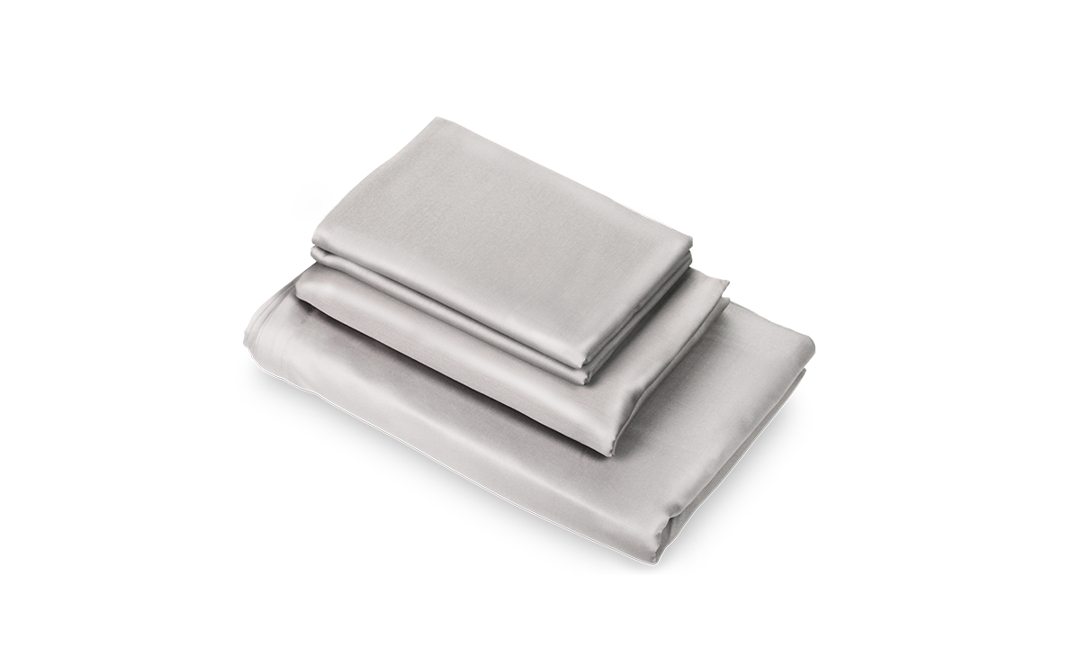Puffy Signature Sheets Set in Polar Gray