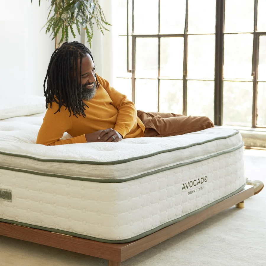 Avocado Green Mattress - Plush mattress