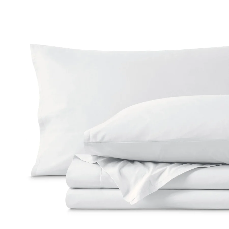Bare Home Organic Cotton Percale Sheet Set