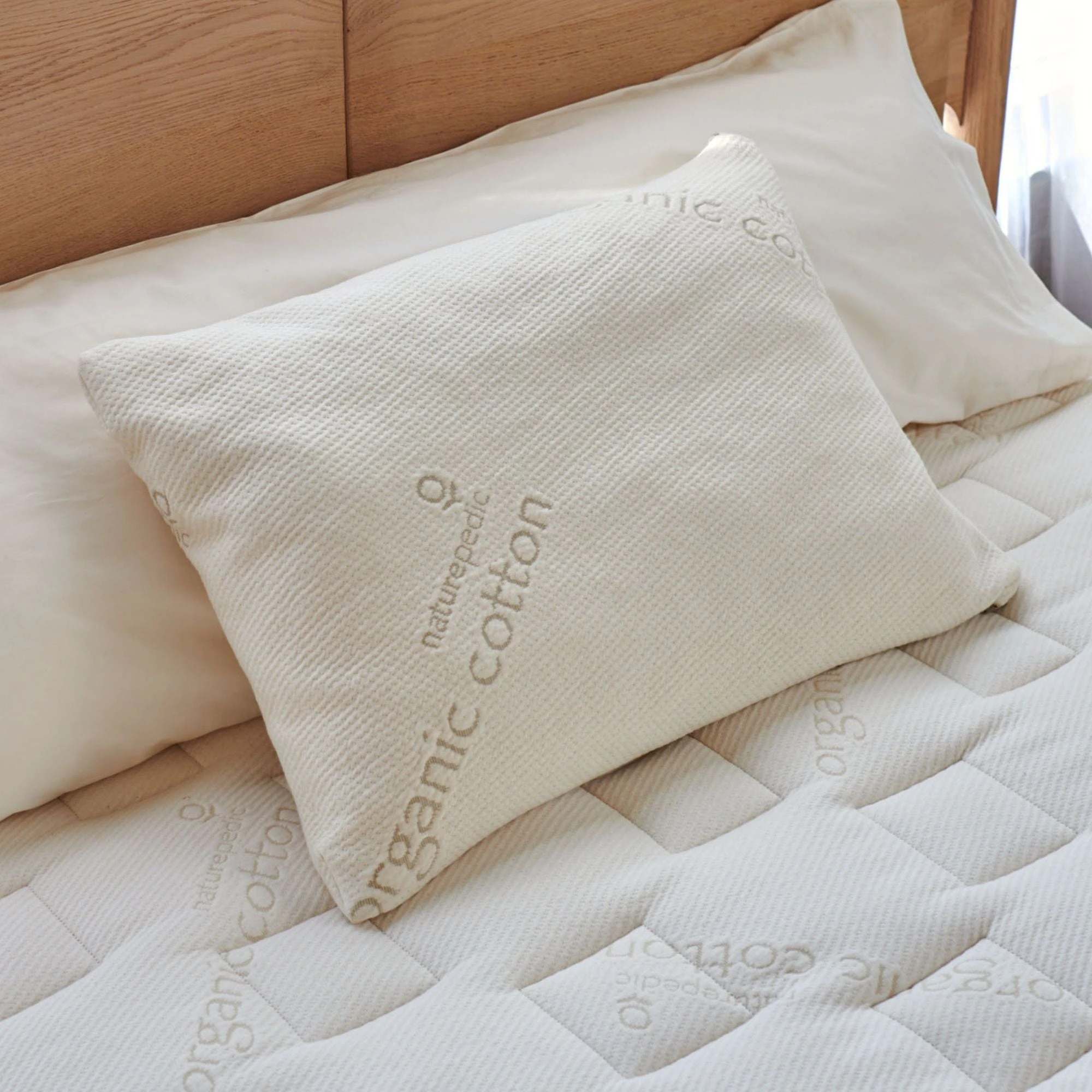 Naturepedic PLA Pillow With Organic Cotton Fabric