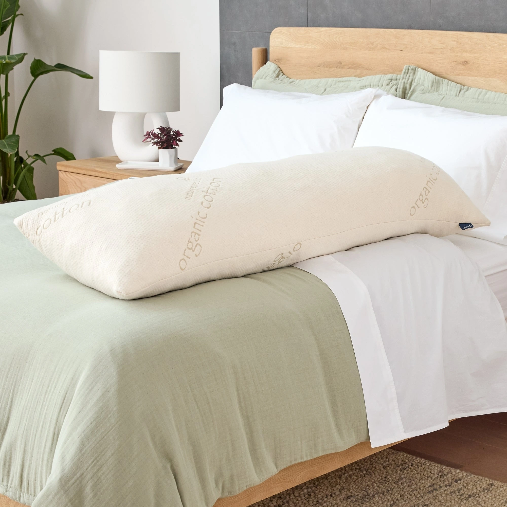 Naturepedic Organic Latex Body Pillow and Pregnancy Pillow