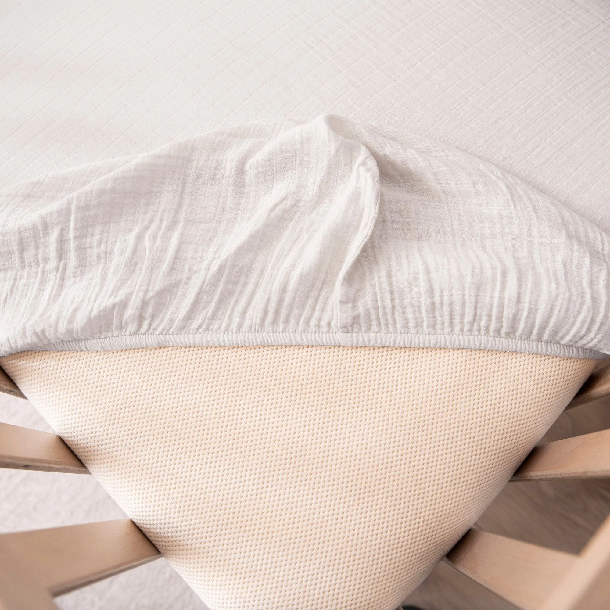 Naturepedic Breathable Organic Cotton Muslin Crib Sheet