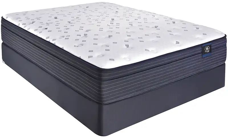 Restonic ComfortCare Level 1 mattress and matching foundation