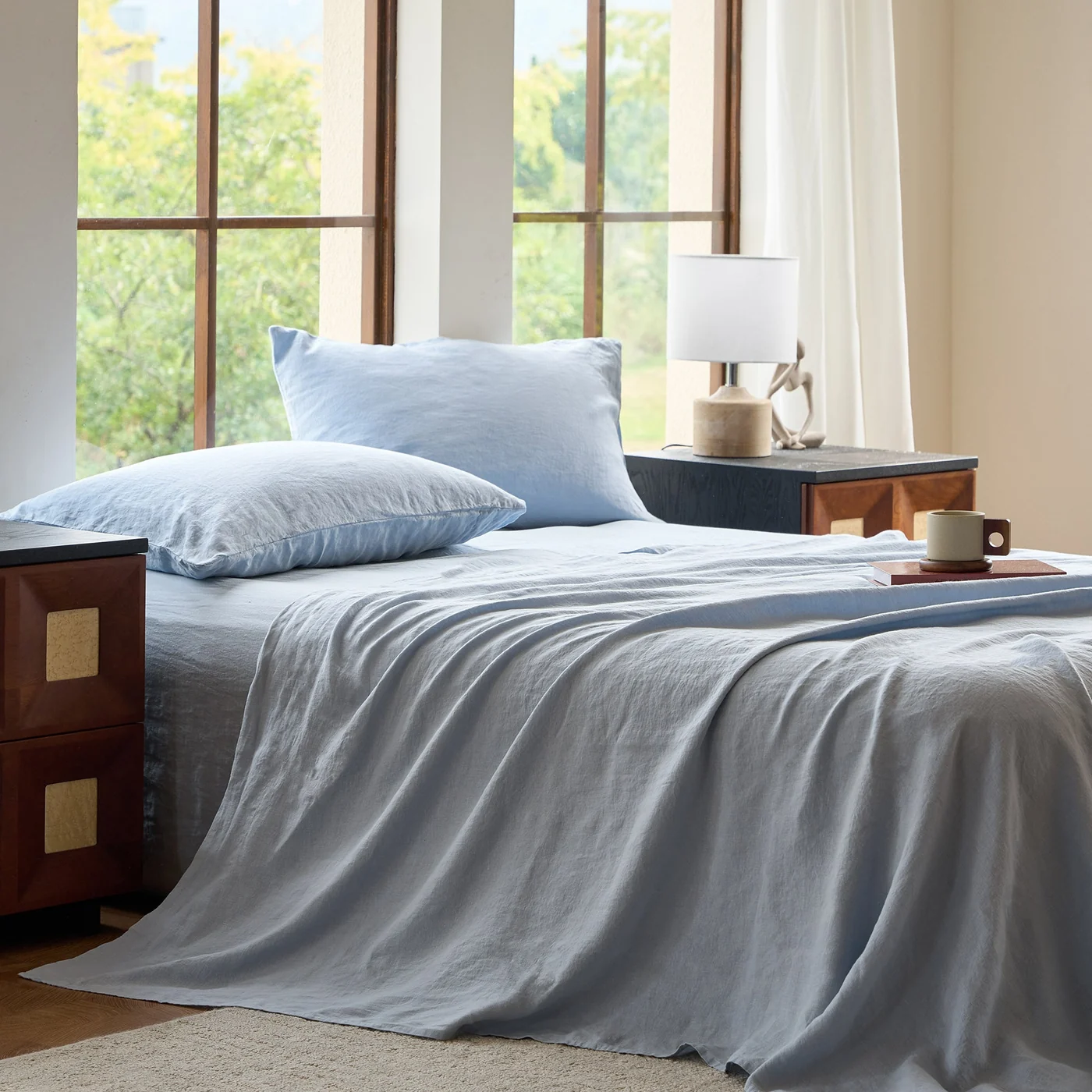 SIJO LuxeWeave Linen Sheet Set