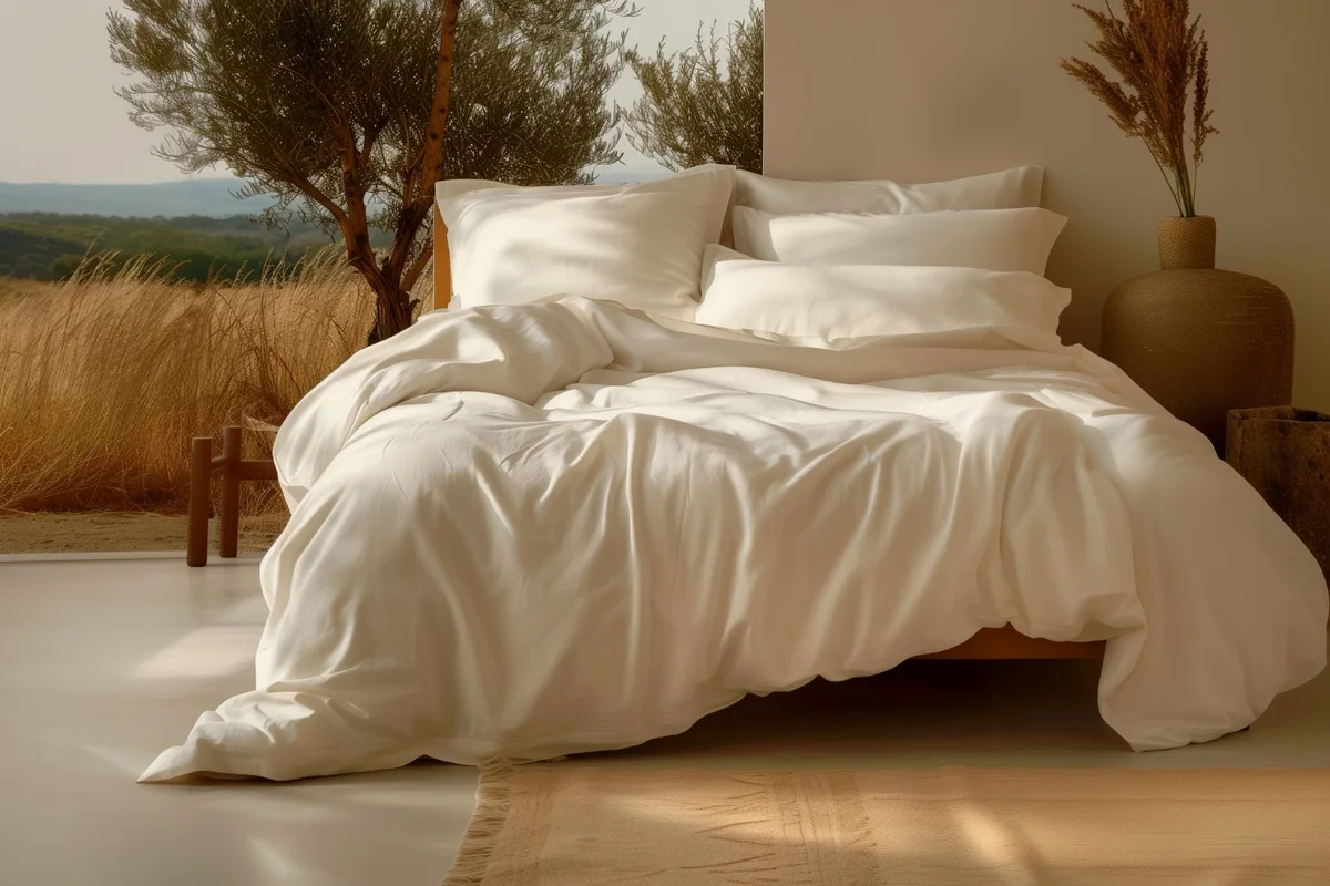 Sleep & Beyond 100% Organic Cotton Sateen Sheet Set