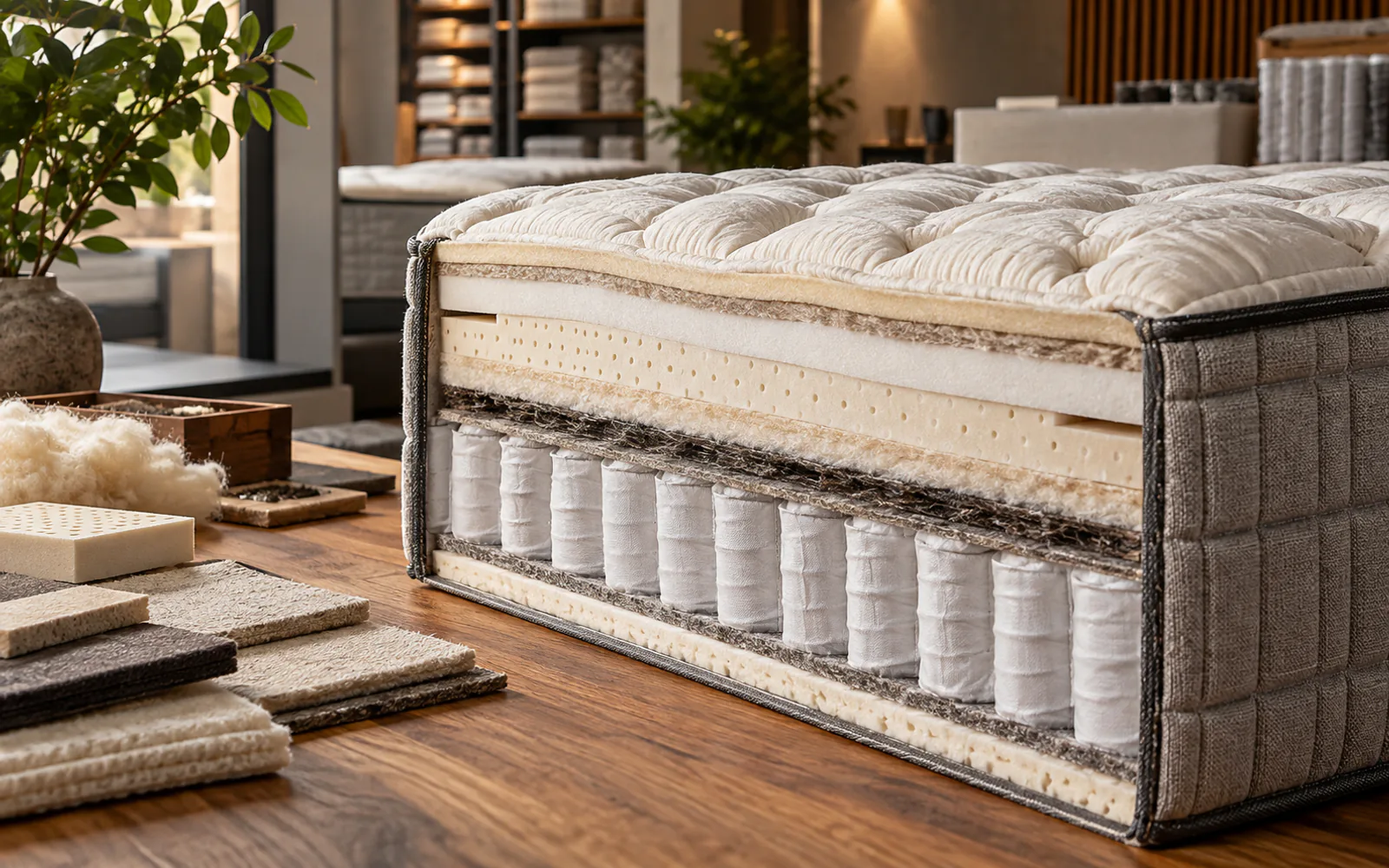 Aireloom Mattress Reviews: 35 Models Compared by Price and Feel explained through a photorealistic material or setup detail