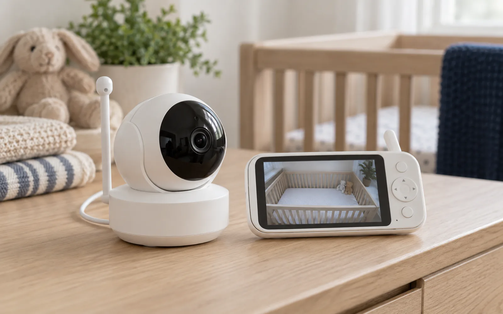 Best Baby Monitors for Sleep 2026: Wi-Fi, No-Wi-Fi and Price Compared explained through a photorealistic material or setup detail