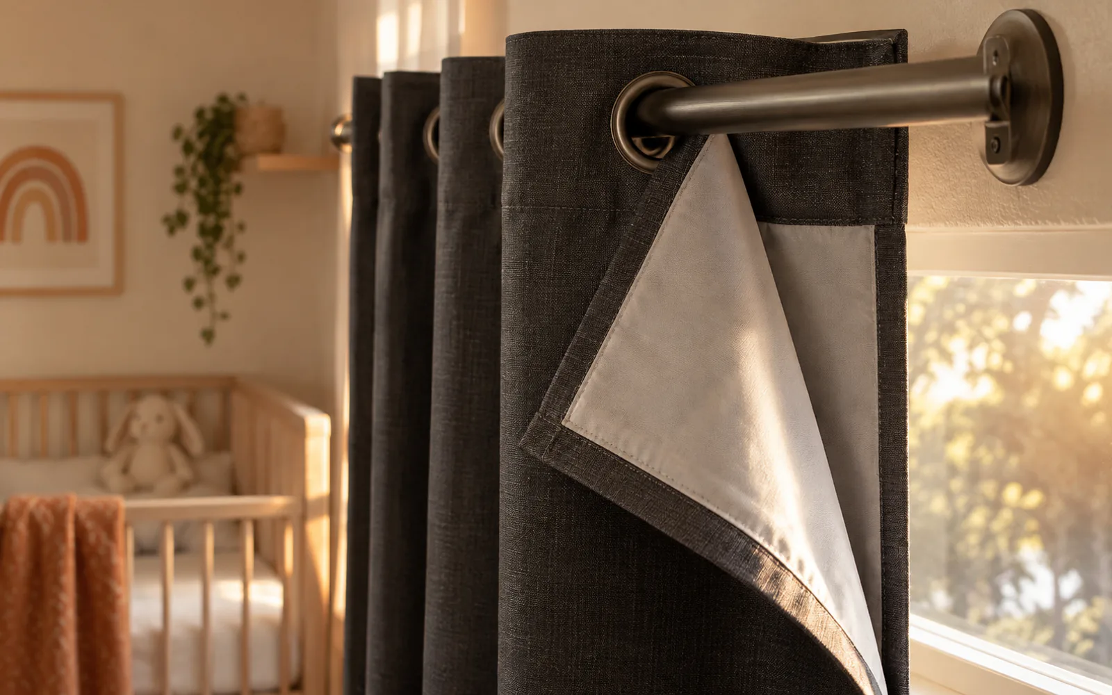 Best Blackout Curtains and Travel Blackout for a Nursery 2026 explained through a photorealistic material or setup detail