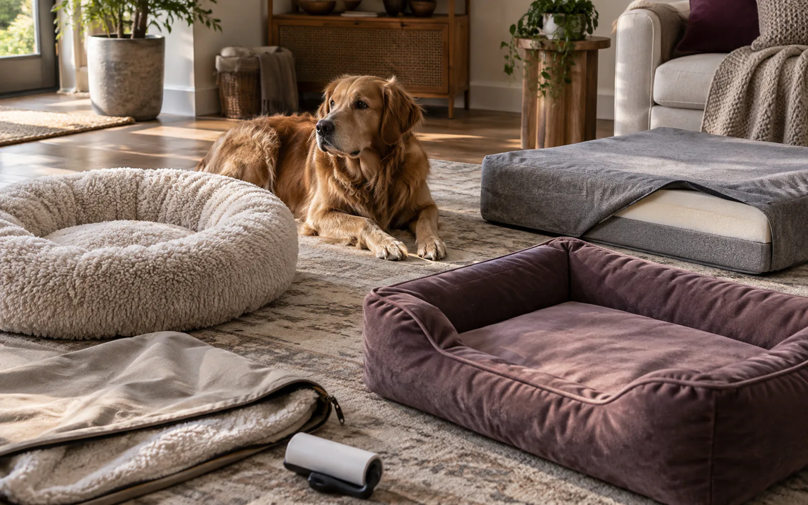 Dog Bed Buying Guide 2026: Size, Support, Materials, and Top Picks explained through a photorealistic material or setup detail