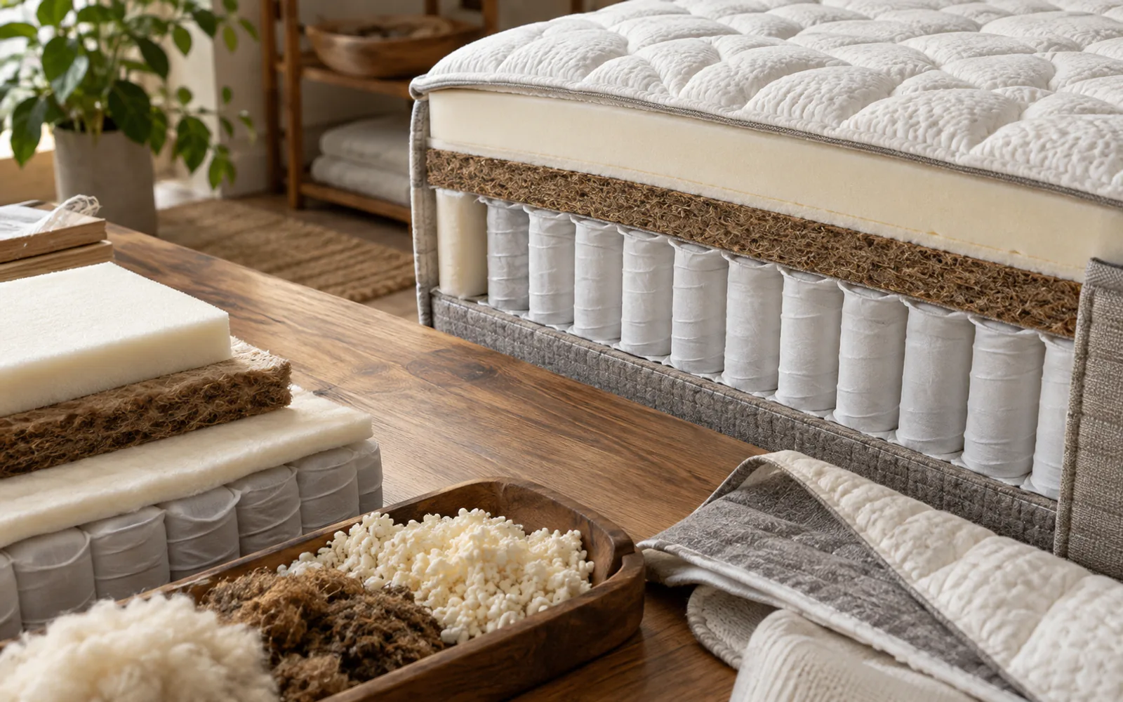 Who Makes the Best Mattresses in 2026? A Brand-by-Brand Analysis explained through a photorealistic material or setup detail