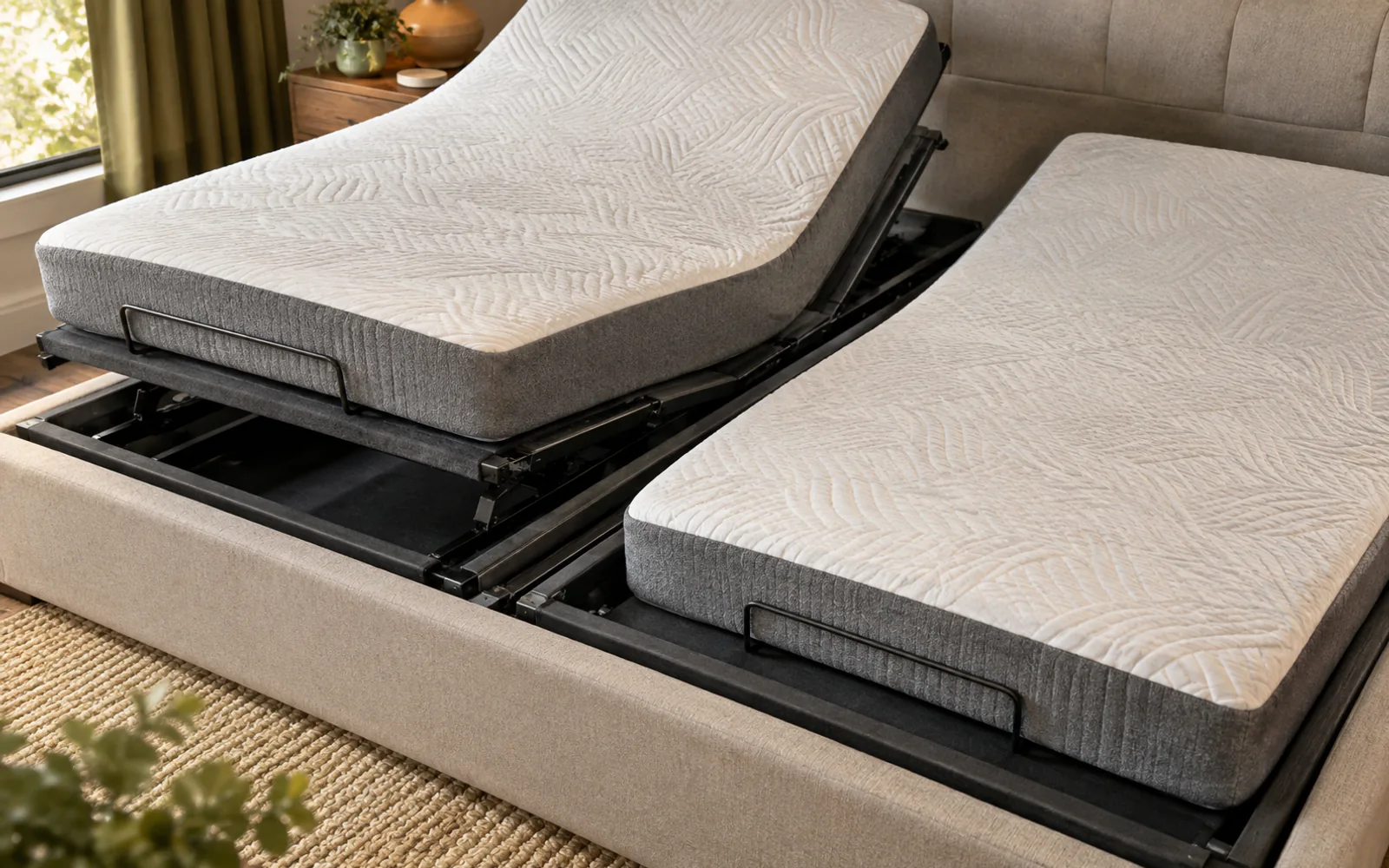 Best Mattress for Couples with Different Preferences explained through a photorealistic material or setup detail