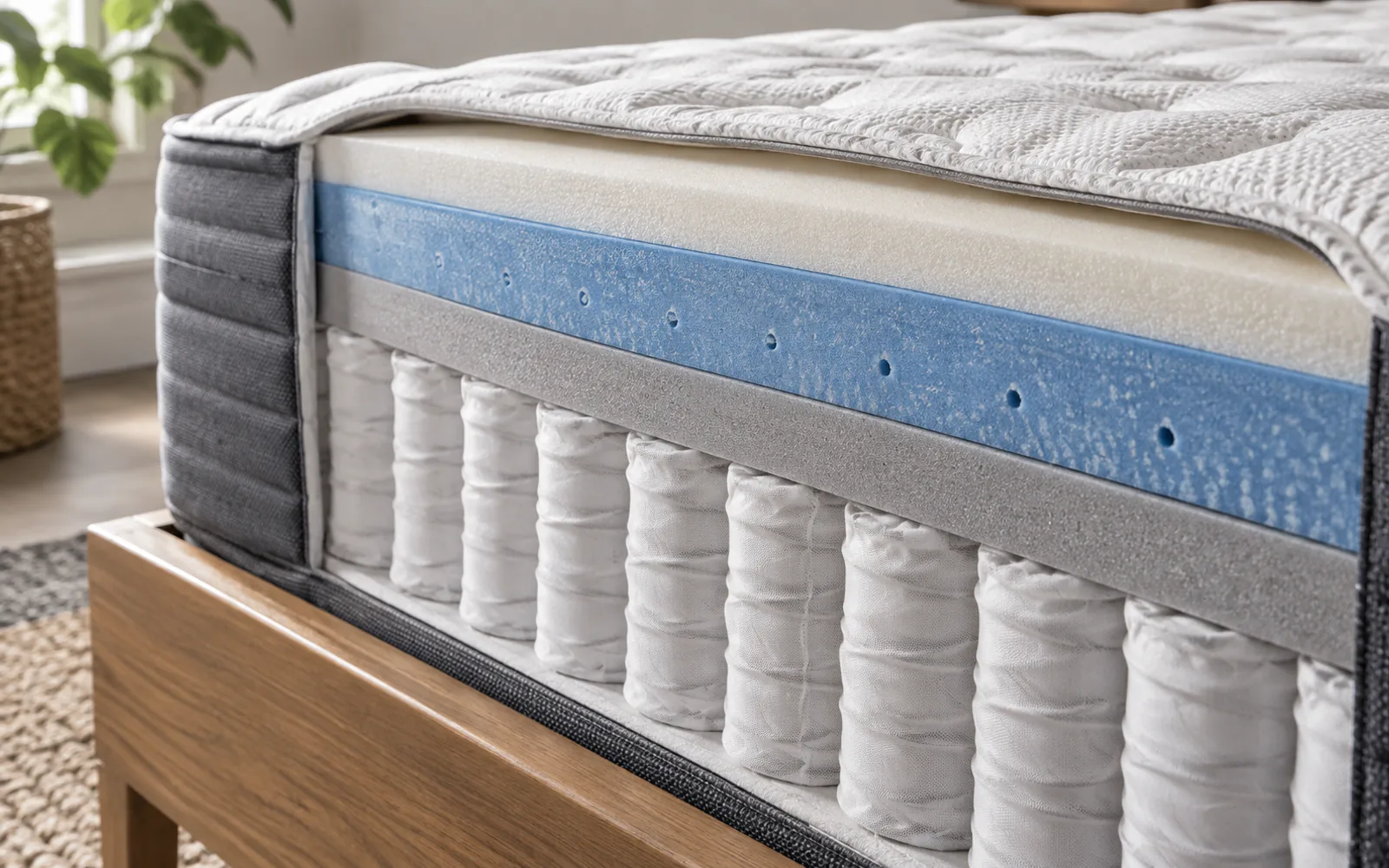 Best Mattress for Heavy People (230 lbs+): What Actually Works explained through a photorealistic material or setup detail
