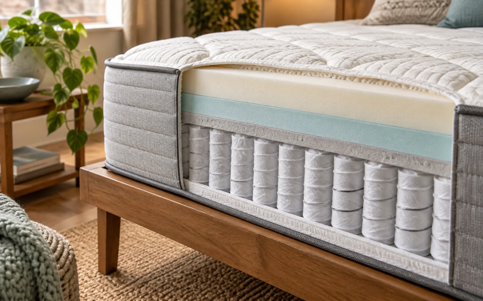 Buying Your First Mattress: A No-Nonsense Beginner's Guide explained through a photorealistic material or setup detail