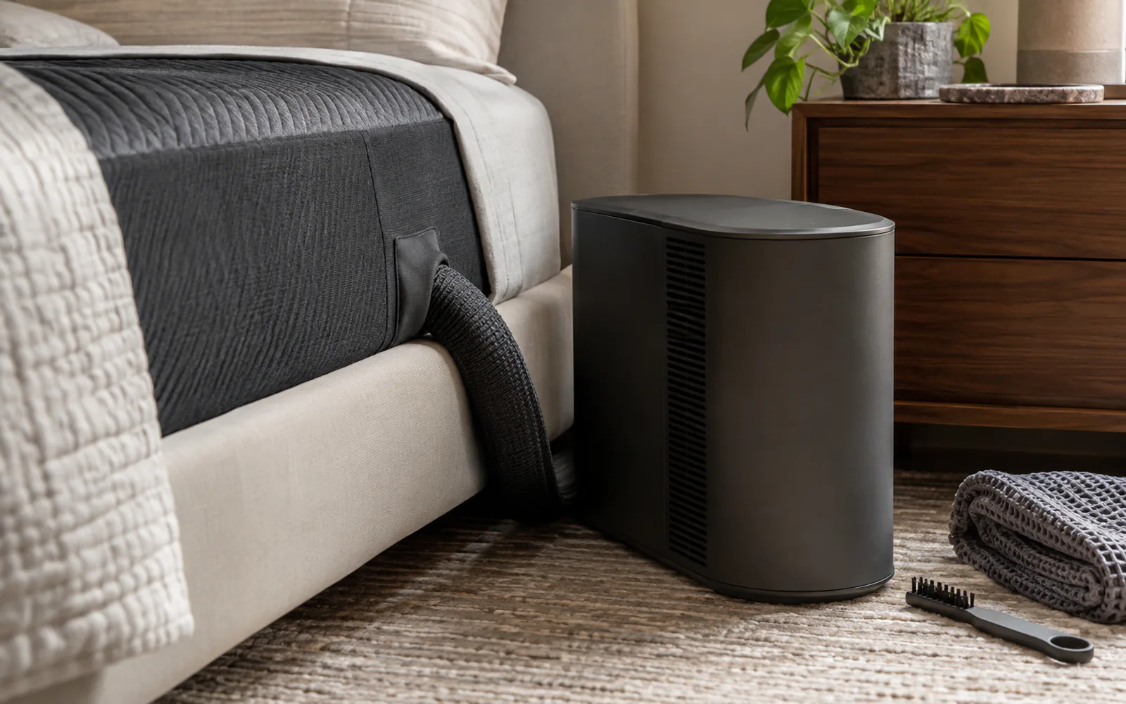 Eight Sleep Pod 5 Review 2026: Pod 4 Ultra Replacement and Cost explained through a photorealistic material or setup detail