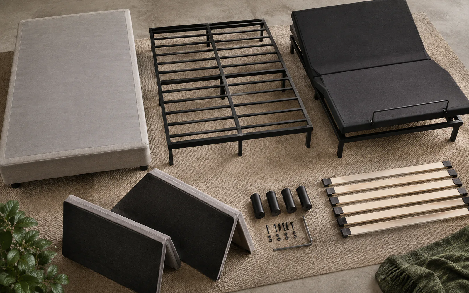 Best Mattress Foundations 2026: What Your Bed Actually Needs explained through a photorealistic material or setup detail
