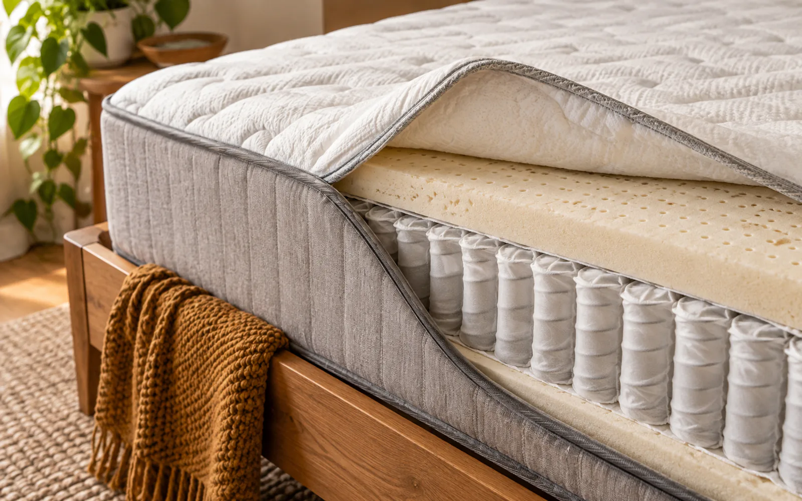 How Long Does a Mattress Last? Lifespan by Type and Signs to Replace explained through a photorealistic material or setup detail