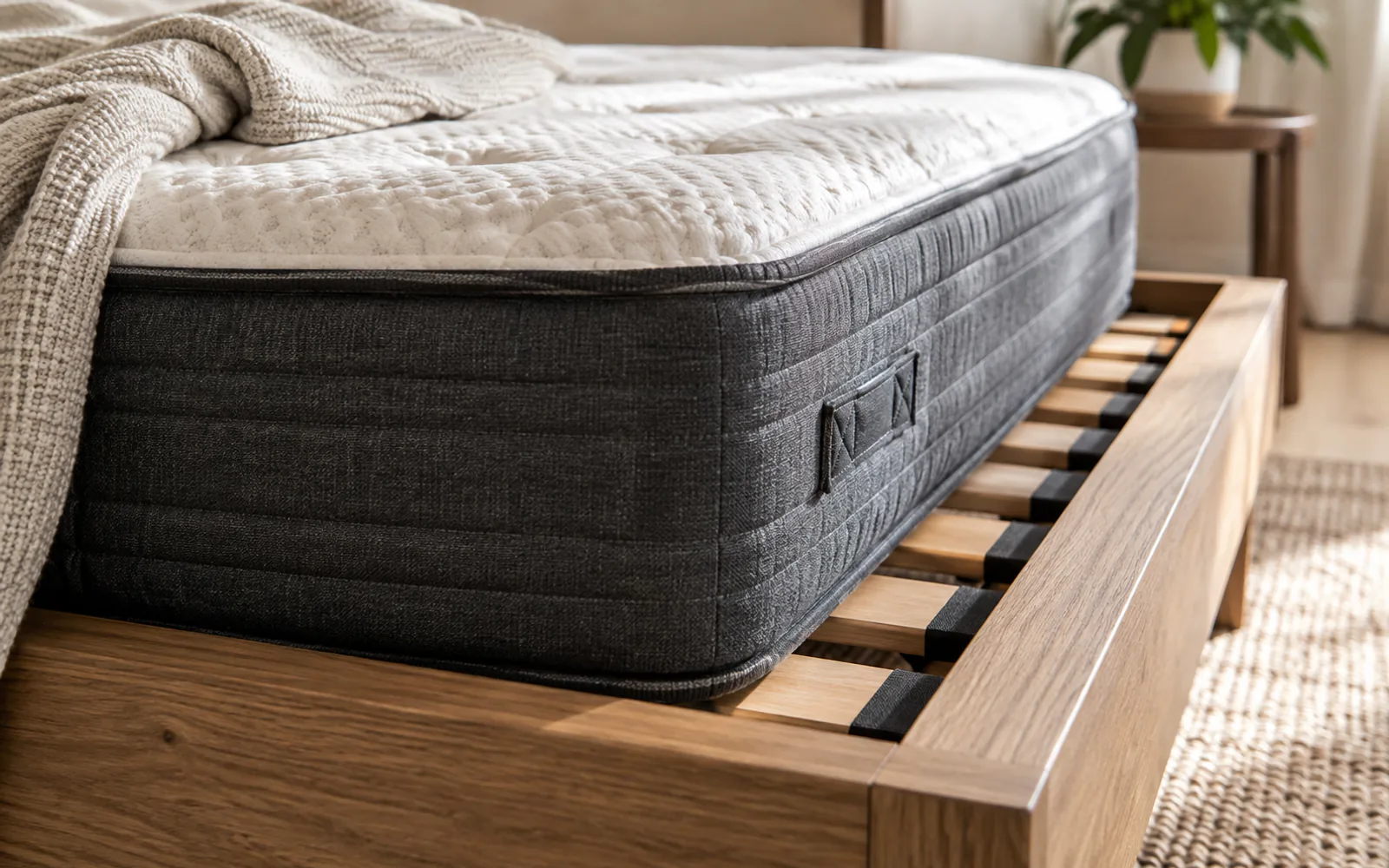 How to Break In a New Mattress (Timeline and Tips) explained through a photorealistic material or setup detail