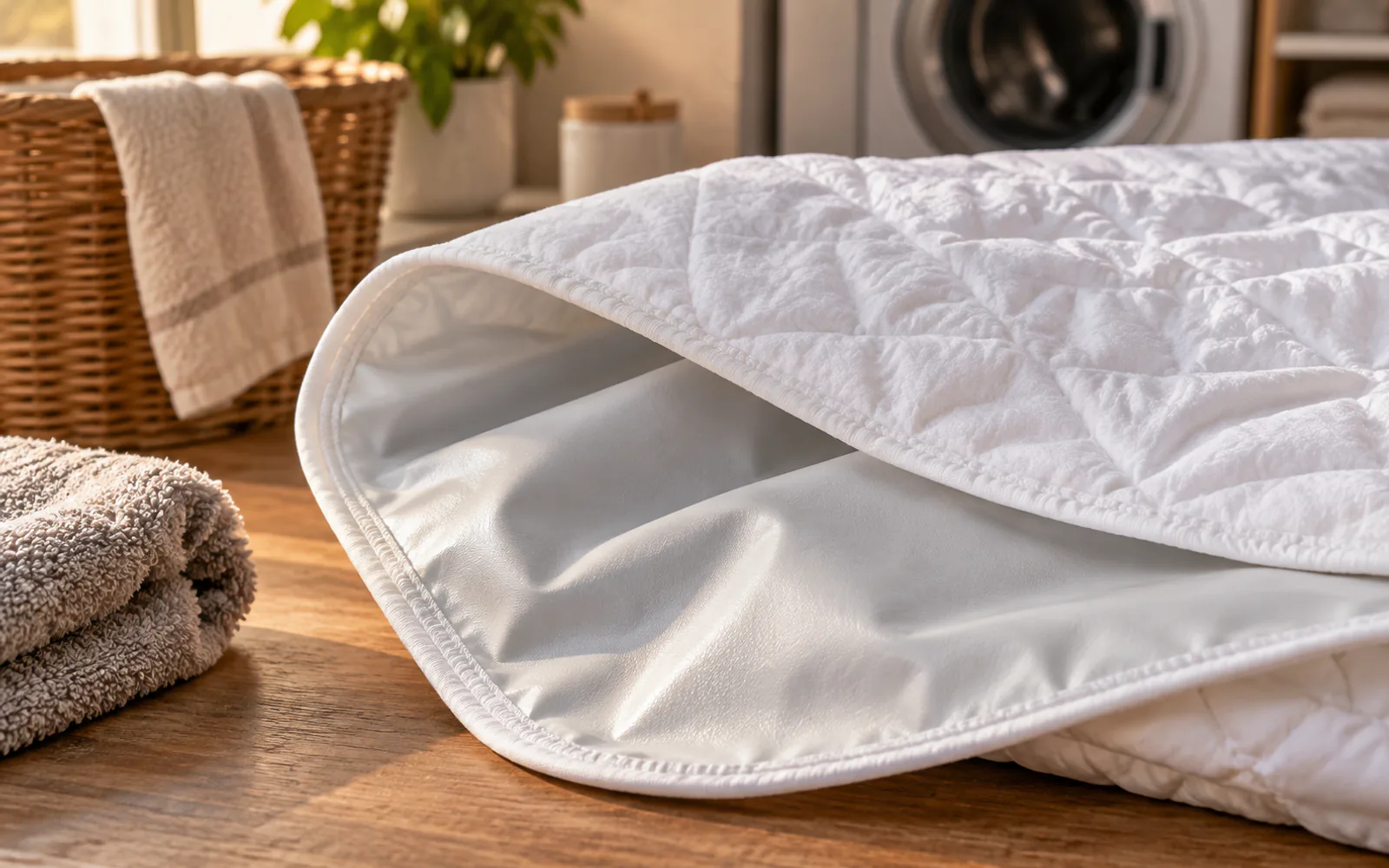 How to Clean a Mattress Protector (Without Ruining the Waterproof Layer) explained through a photorealistic material or setup detail