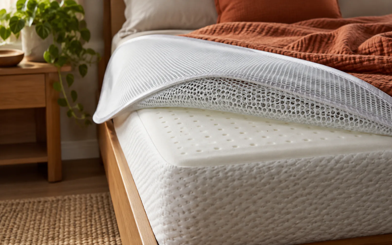 How to Make a Memory Foam Mattress Cooler explained through a photorealistic material or setup detail