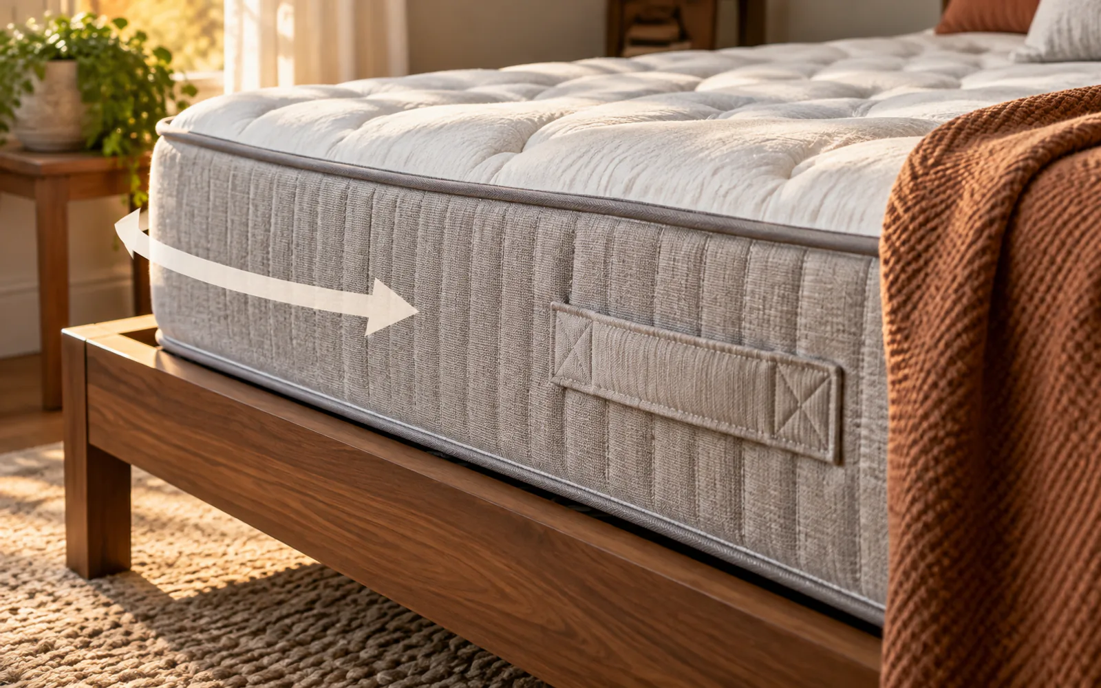 How to Rotate Your Mattress (And Whether to Flip It) explained through a photorealistic material or setup detail