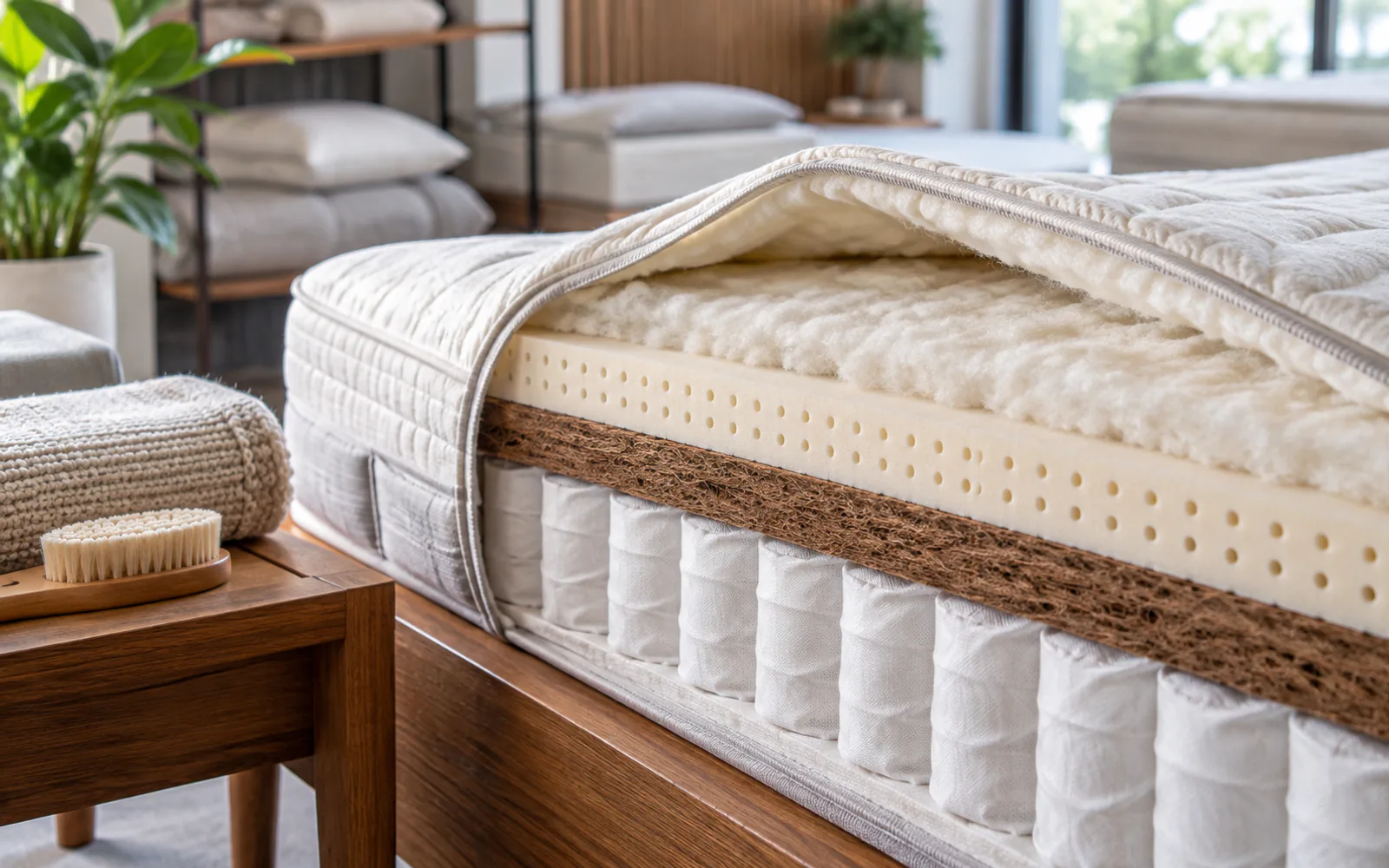 Hypoallergenic Mattress Guide: Materials and Considerations explained through a photorealistic material or setup detail