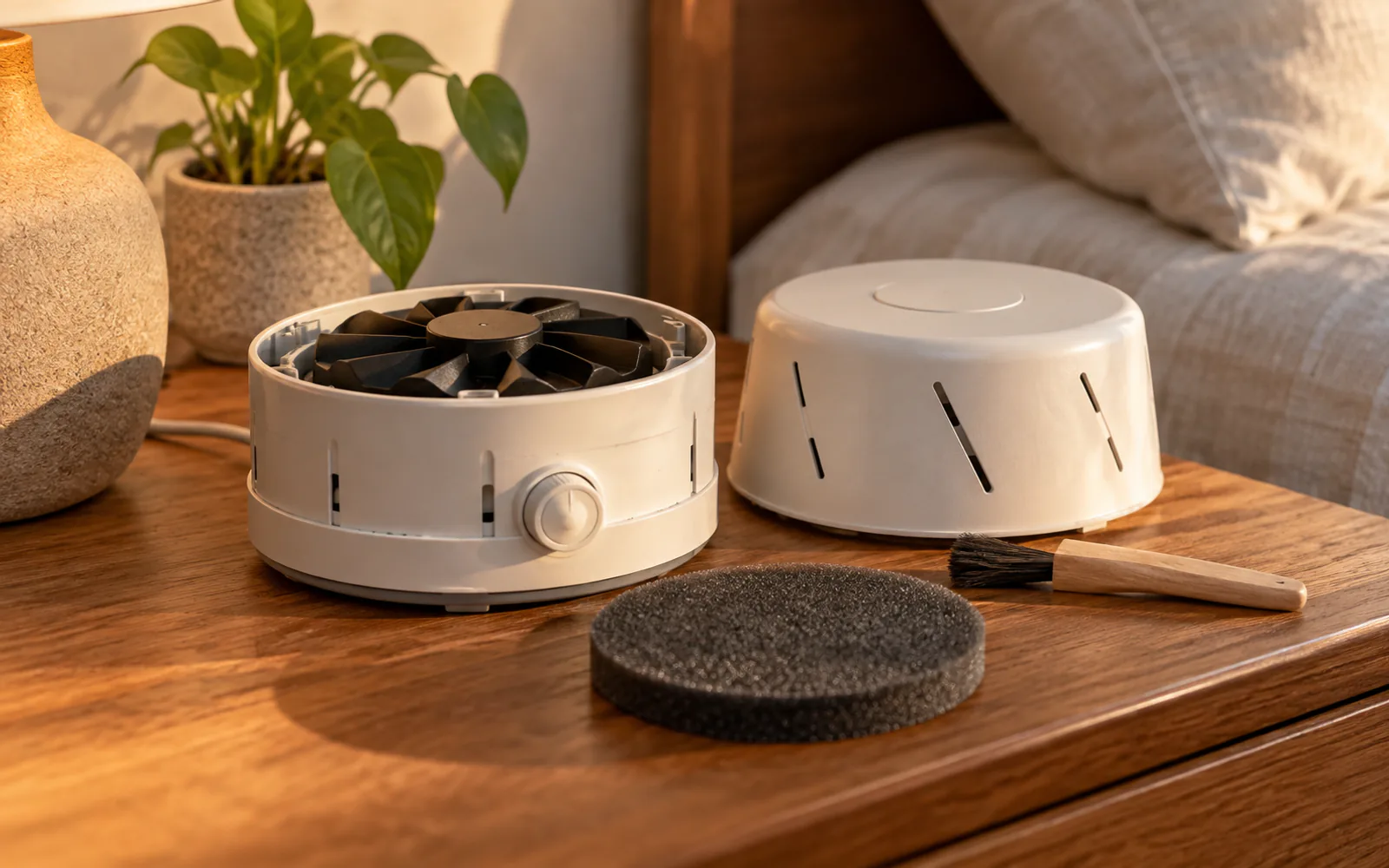 LectroFan vs Dohm Classic: Best Sound Machine for Sleep 2026 explained through a photorealistic material or setup detail