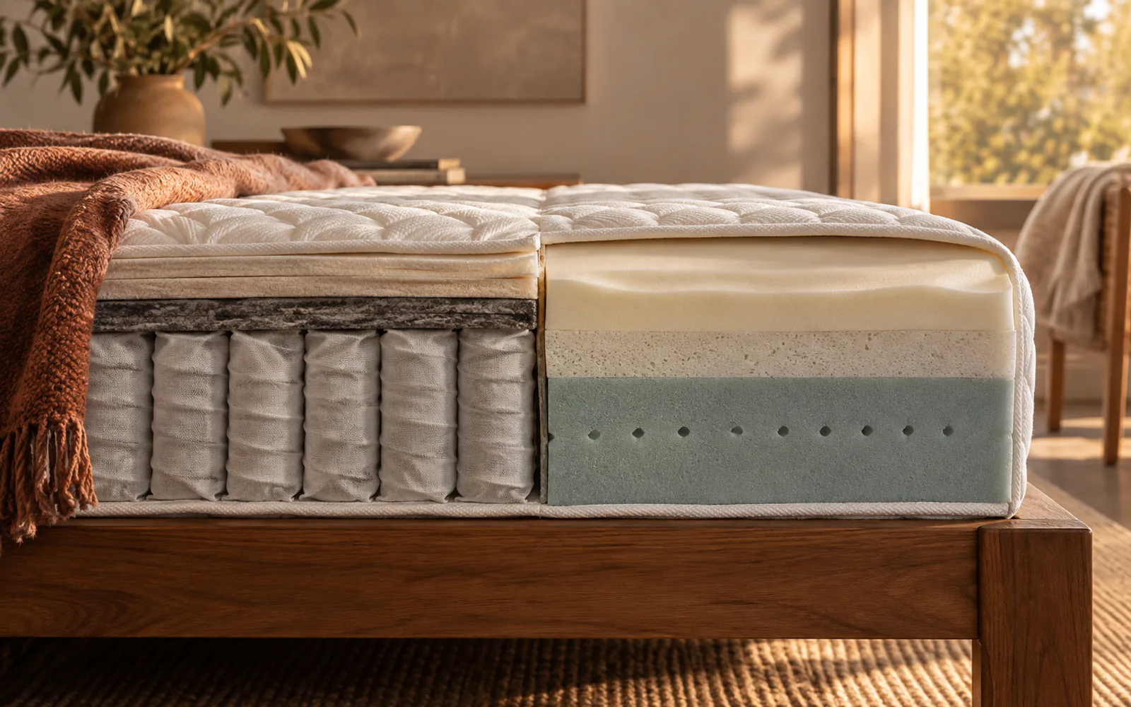 The Mattress Intimacy Guide: What Actually Matters (And What Doesn't) explained through a photorealistic material or setup detail