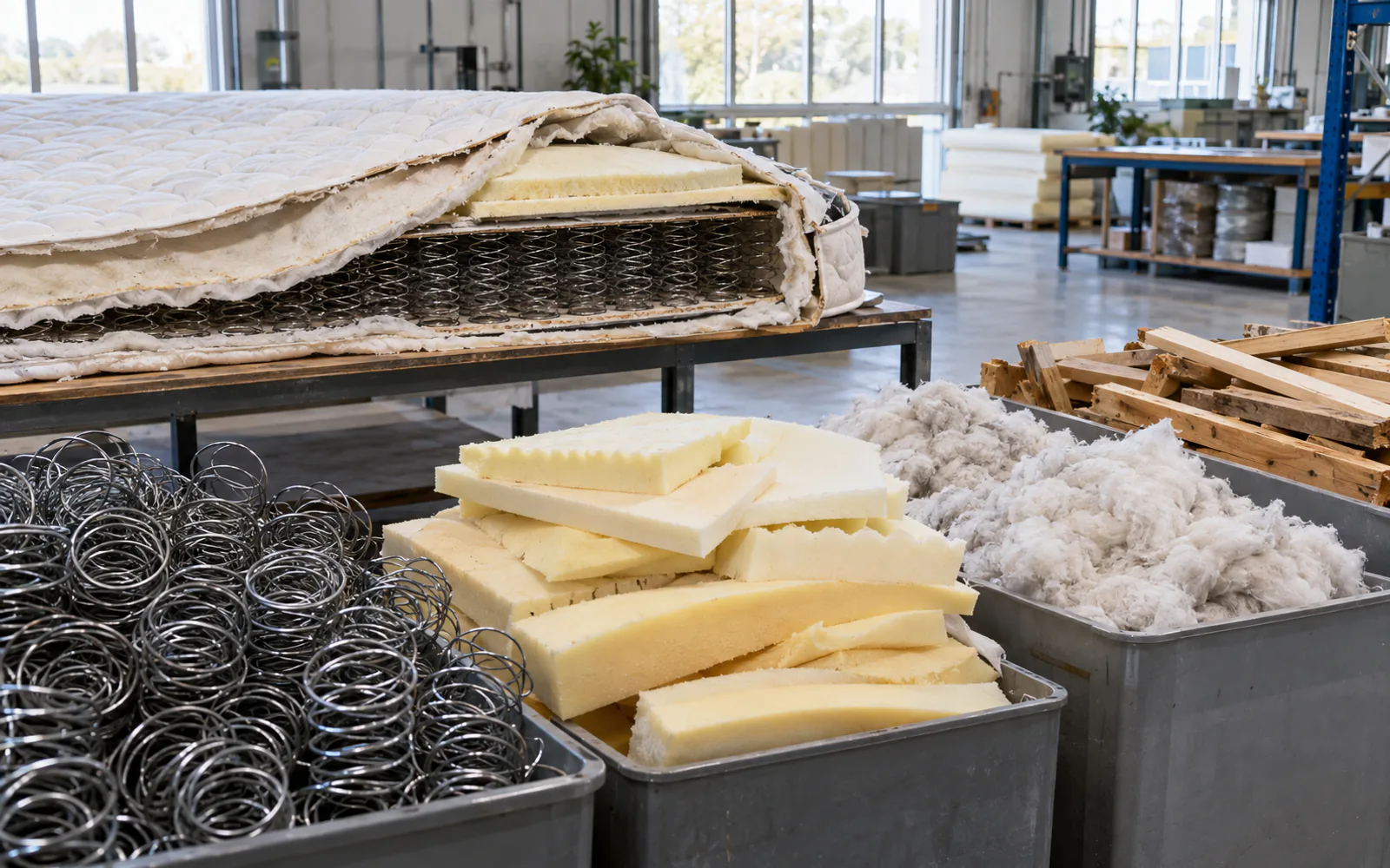 Mattress Recycling and Donation: A State-by-State Practical Guide explained through a photorealistic material or setup detail