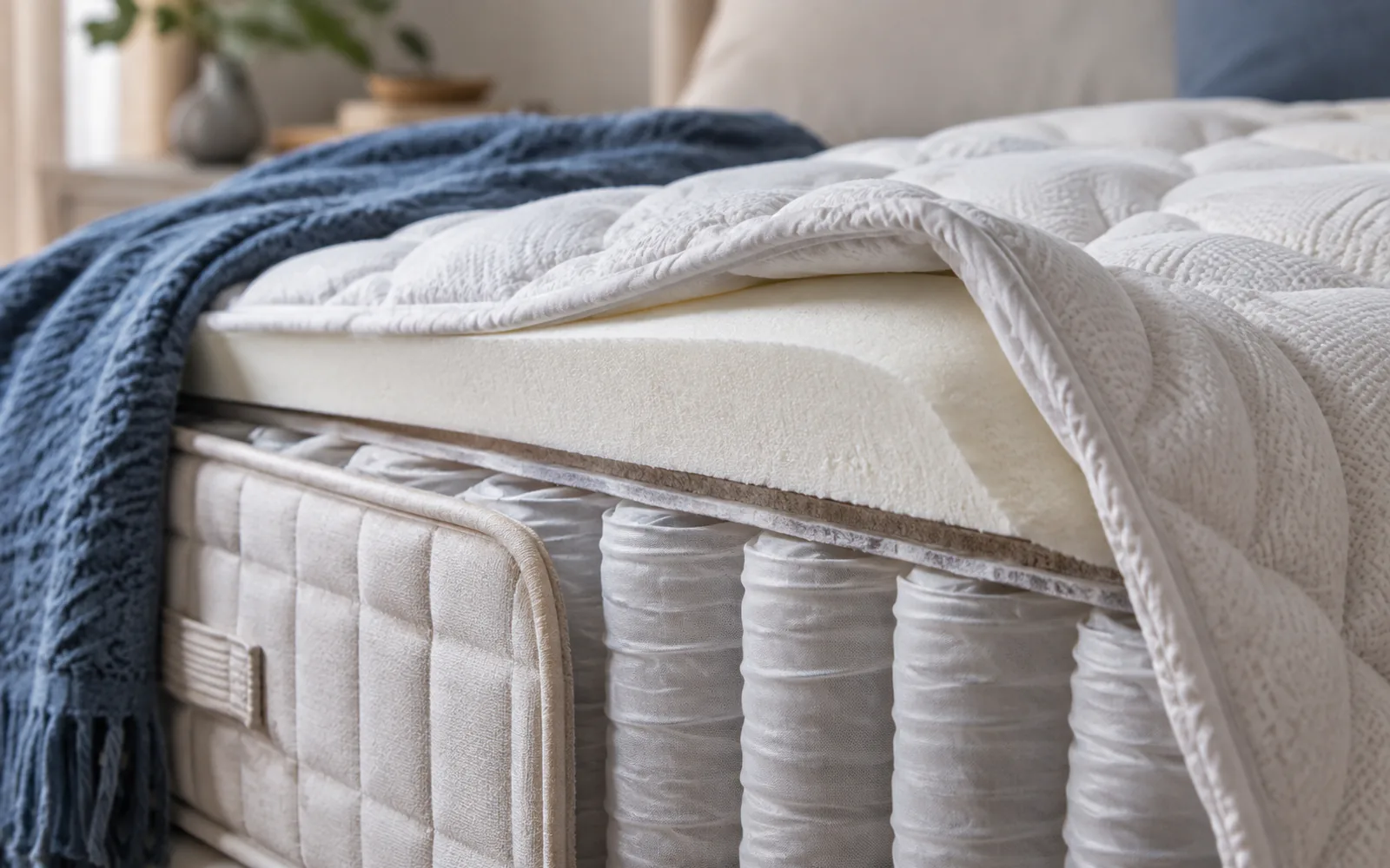 Mattress Topper vs New Mattress: When to Choose Each explained through a photorealistic material or setup detail