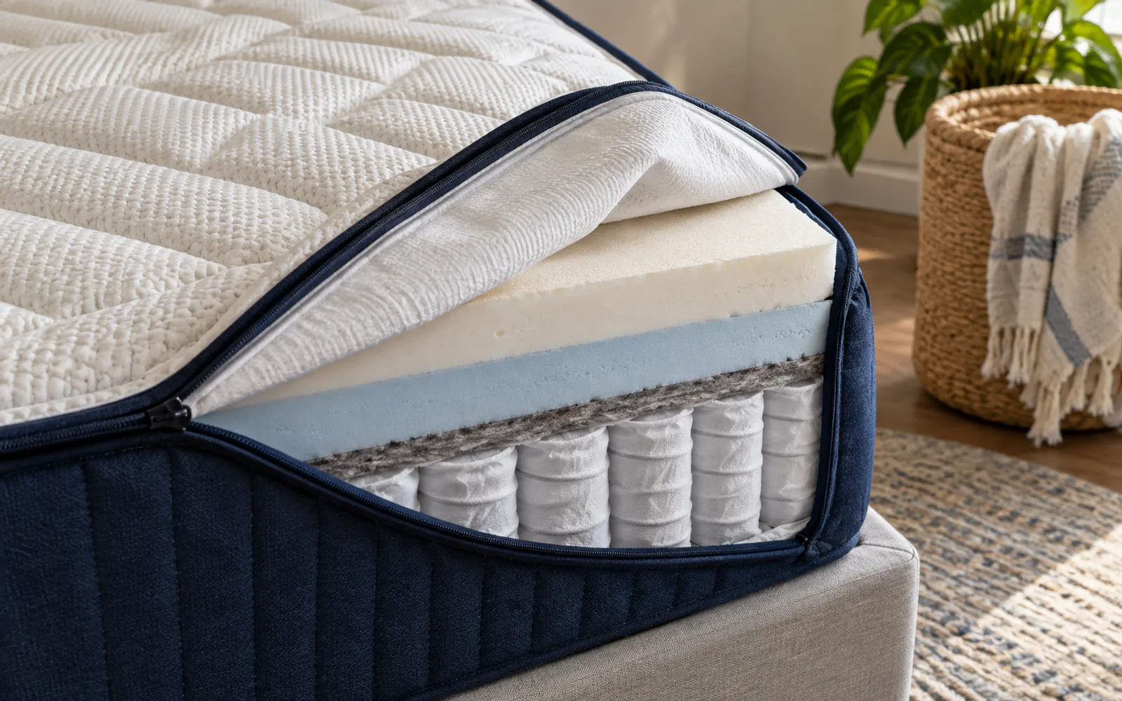 Mattress Warranty Guide: What the Fine Print Actually Means explained through a photorealistic material or setup detail