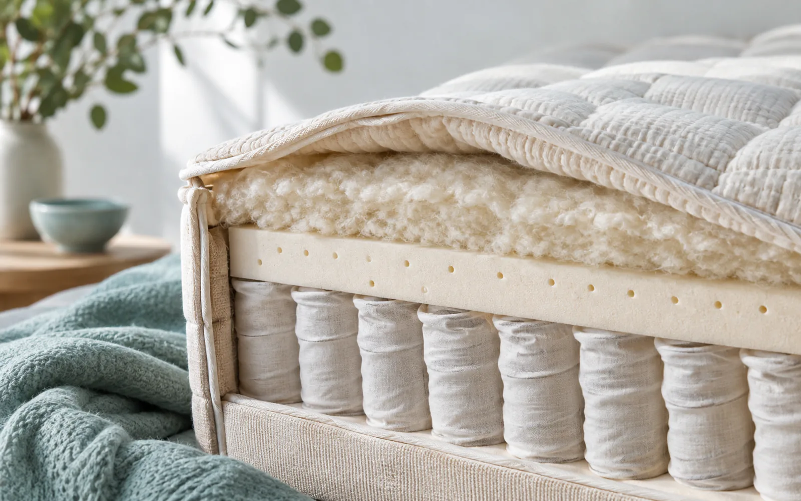 Is an Organic Mattress Worth the Price Premium? explained through a photorealistic material or setup detail