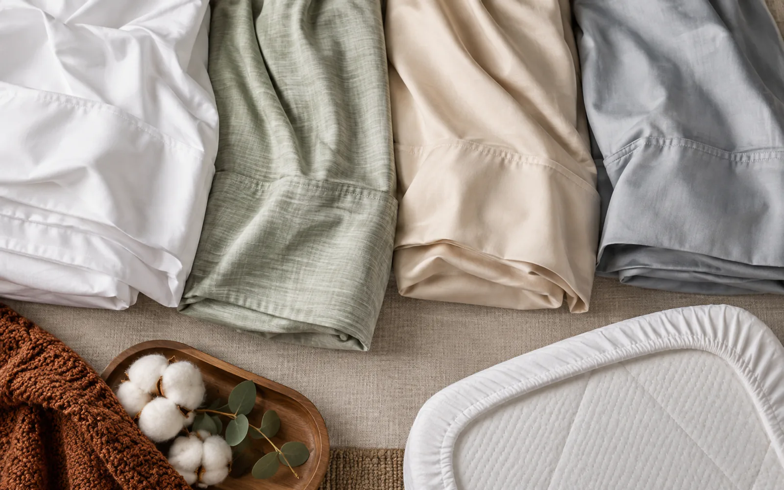 Tempur-Pedic Sheets Review 2026: Classic vs Bamboo vs Luxe vs Breeze explained through a photorealistic material or setup detail