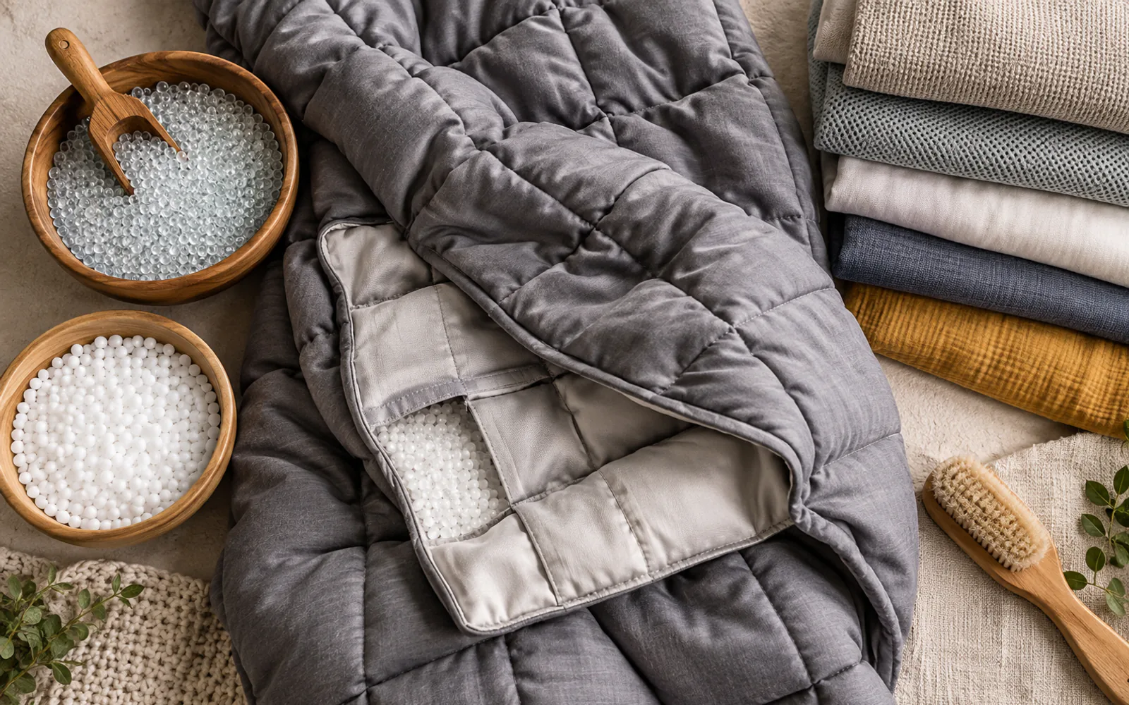 Weighted Blankets: A Practical Buying Guide for 2026 explained through a photorealistic material or setup detail