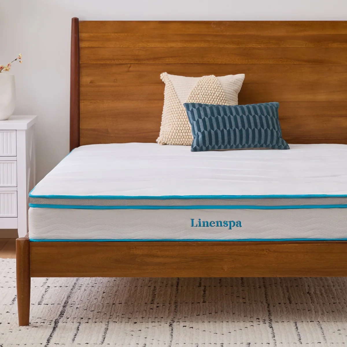 Linenspa 8" Memory Foam and Spring Hybrid mattress