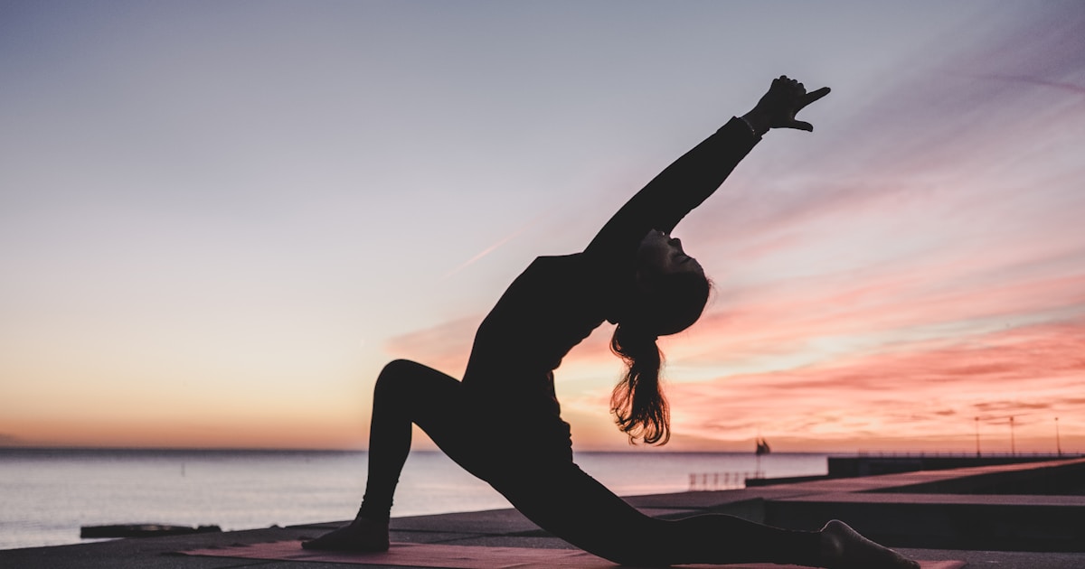 Person stretching their back