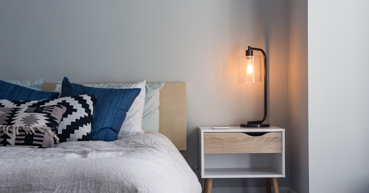 Couple sleeping in a bedroom